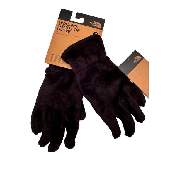 North Face Osito Etip Glove Women’s Size Small Black NWT $40 Soft - Picture 1 of 4